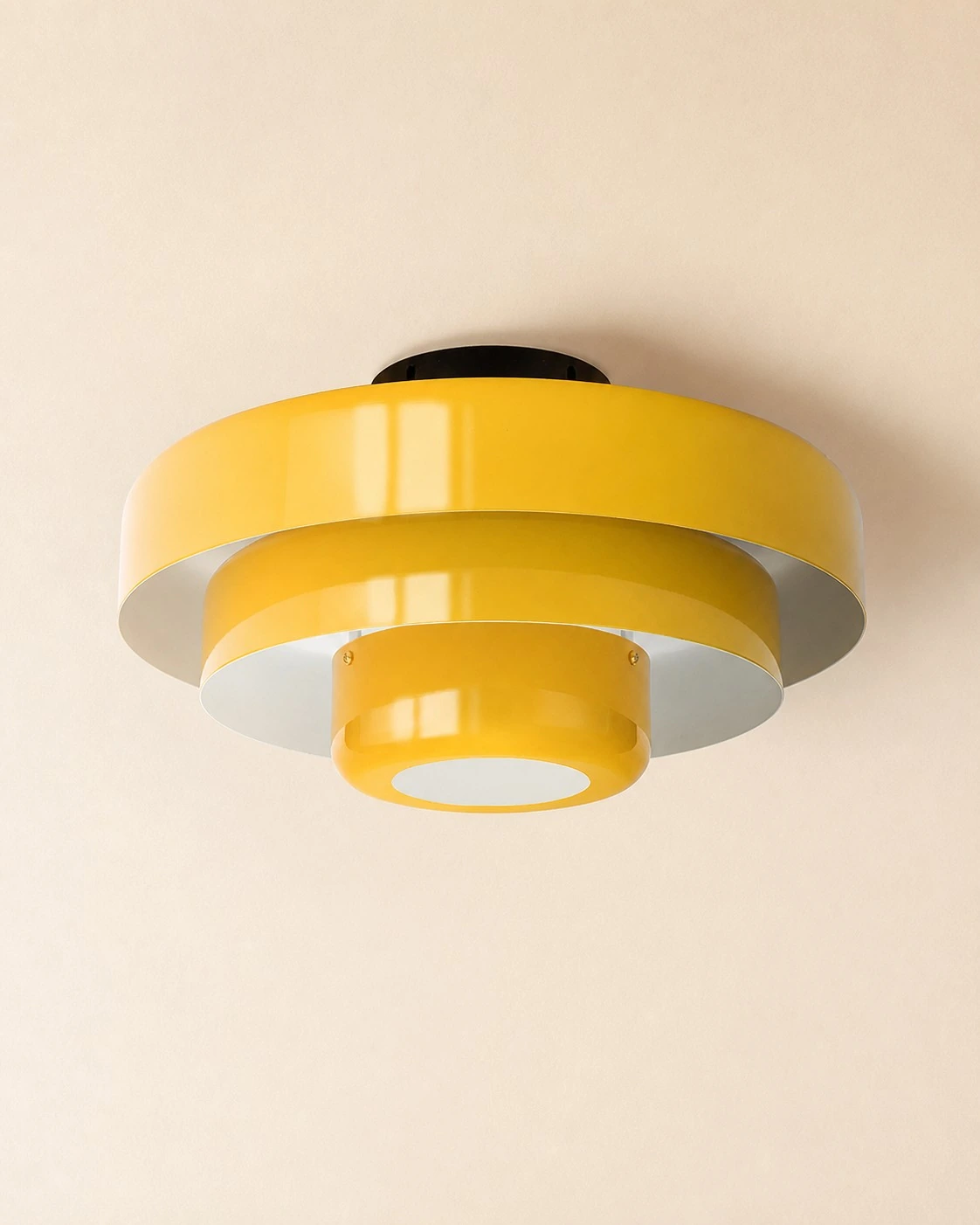 Yellow Ceiling Light