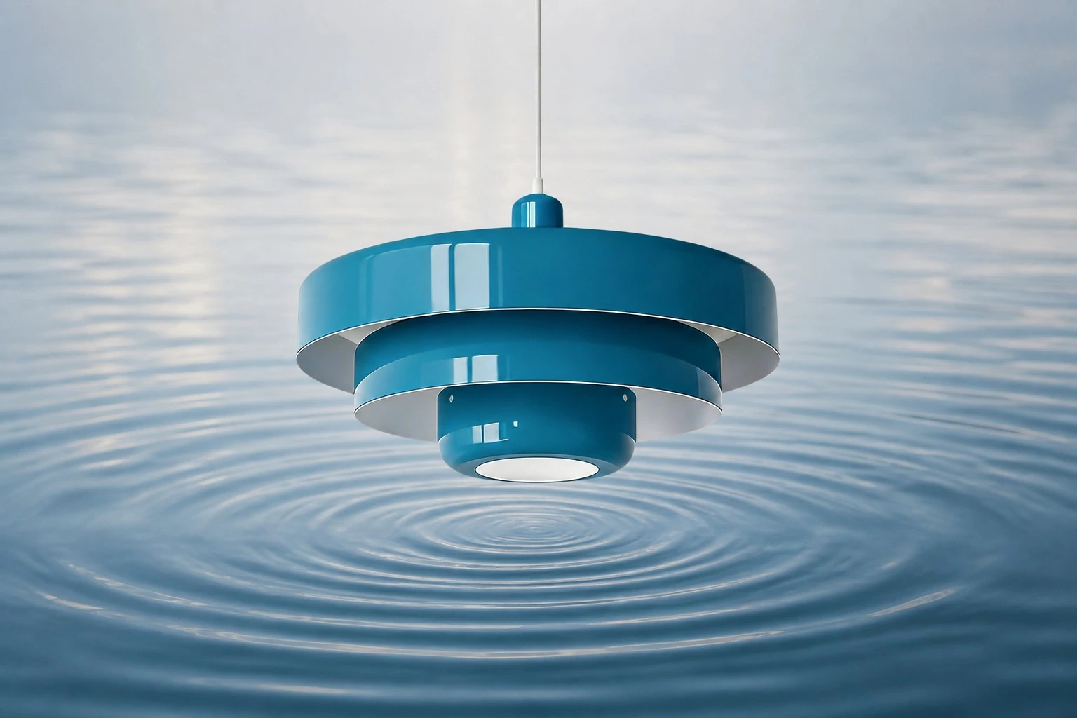 Blue ripple layered design inspiration