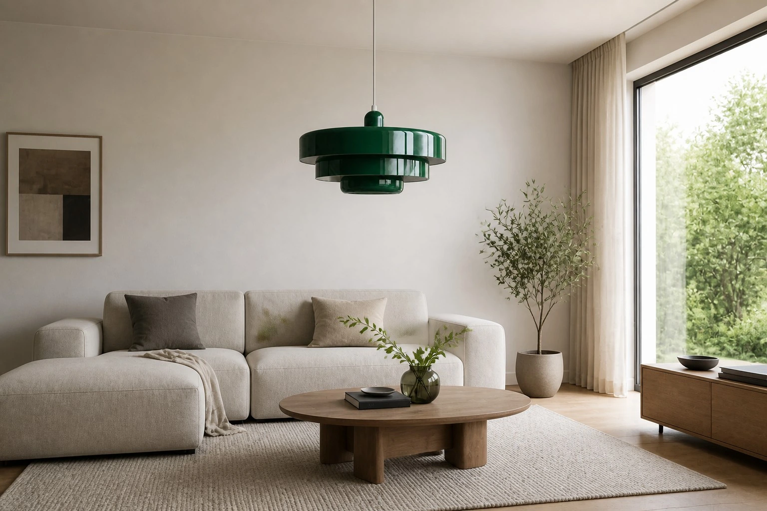 Living Room, daylight with light off