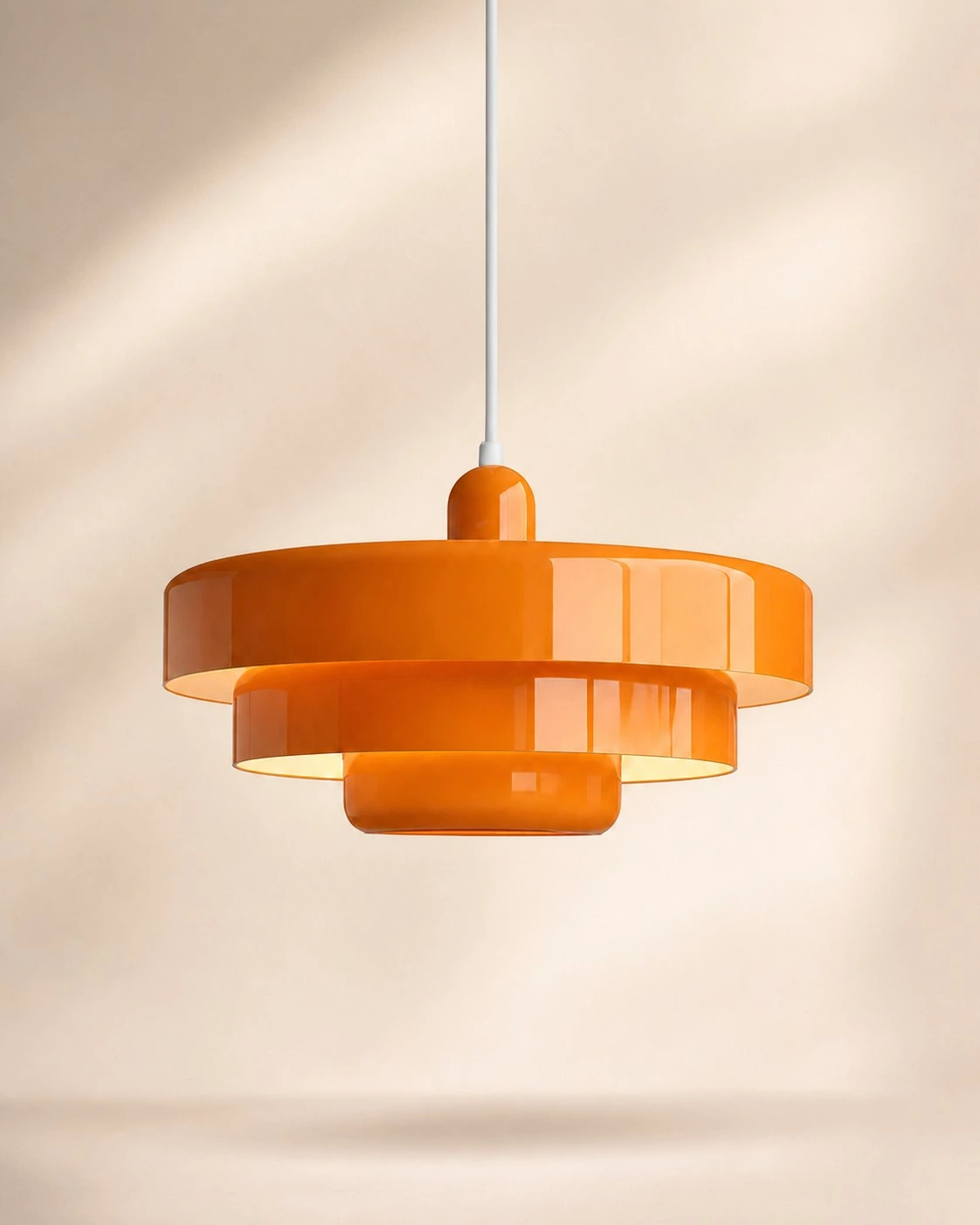 Orange Pendant Light