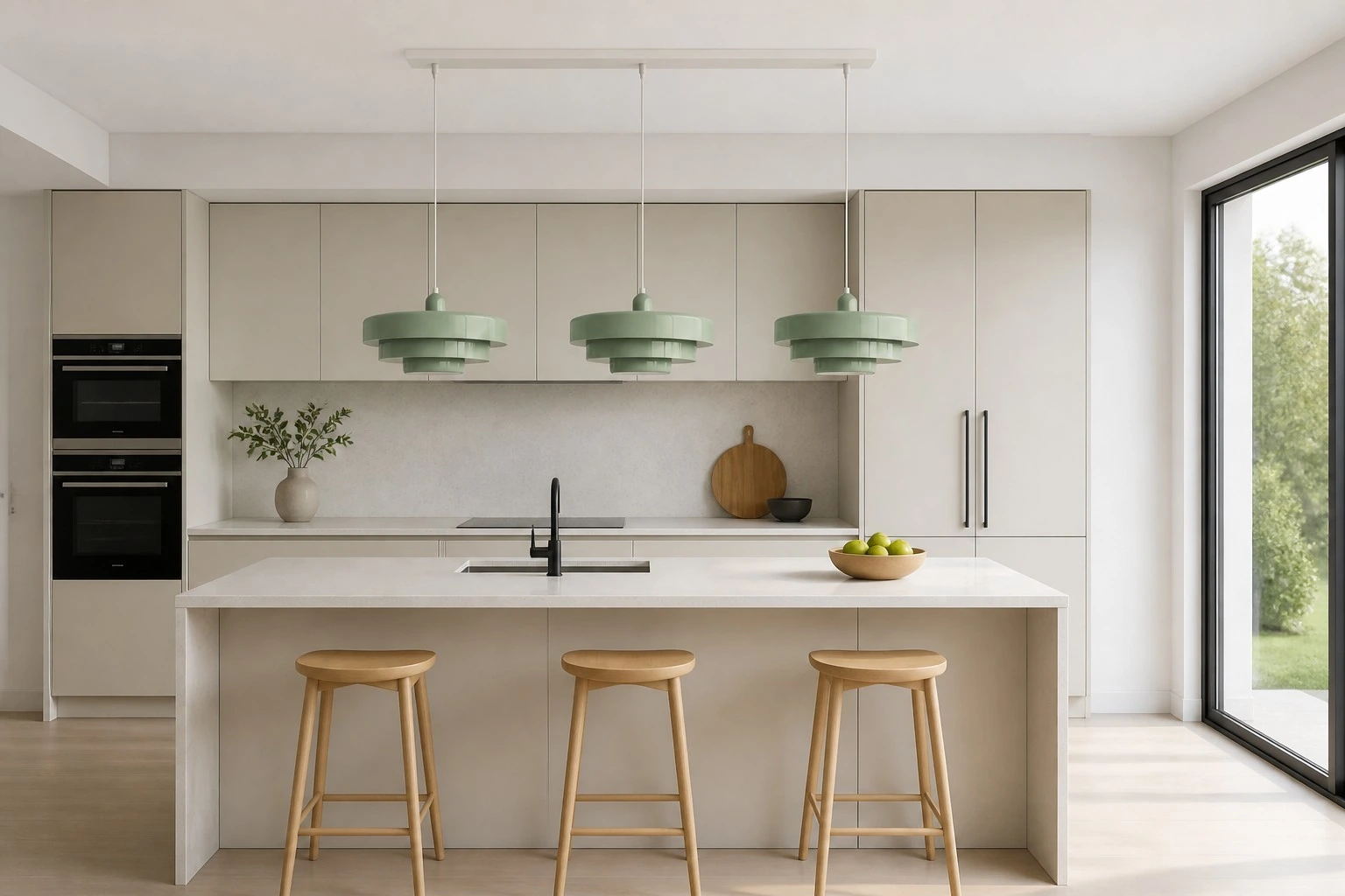 Kitchen Island, daylight with light off
