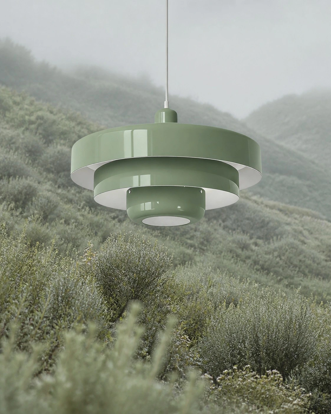Sage Green light in a nature-led color composition