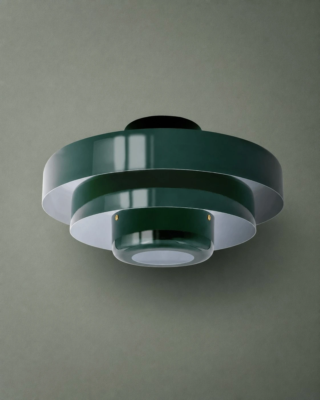 Dark Green Ceiling Light