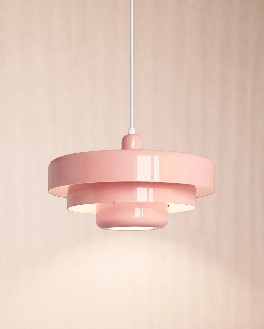 Pink Pendant Light
